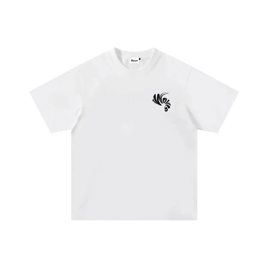 Waves Logo Tees White