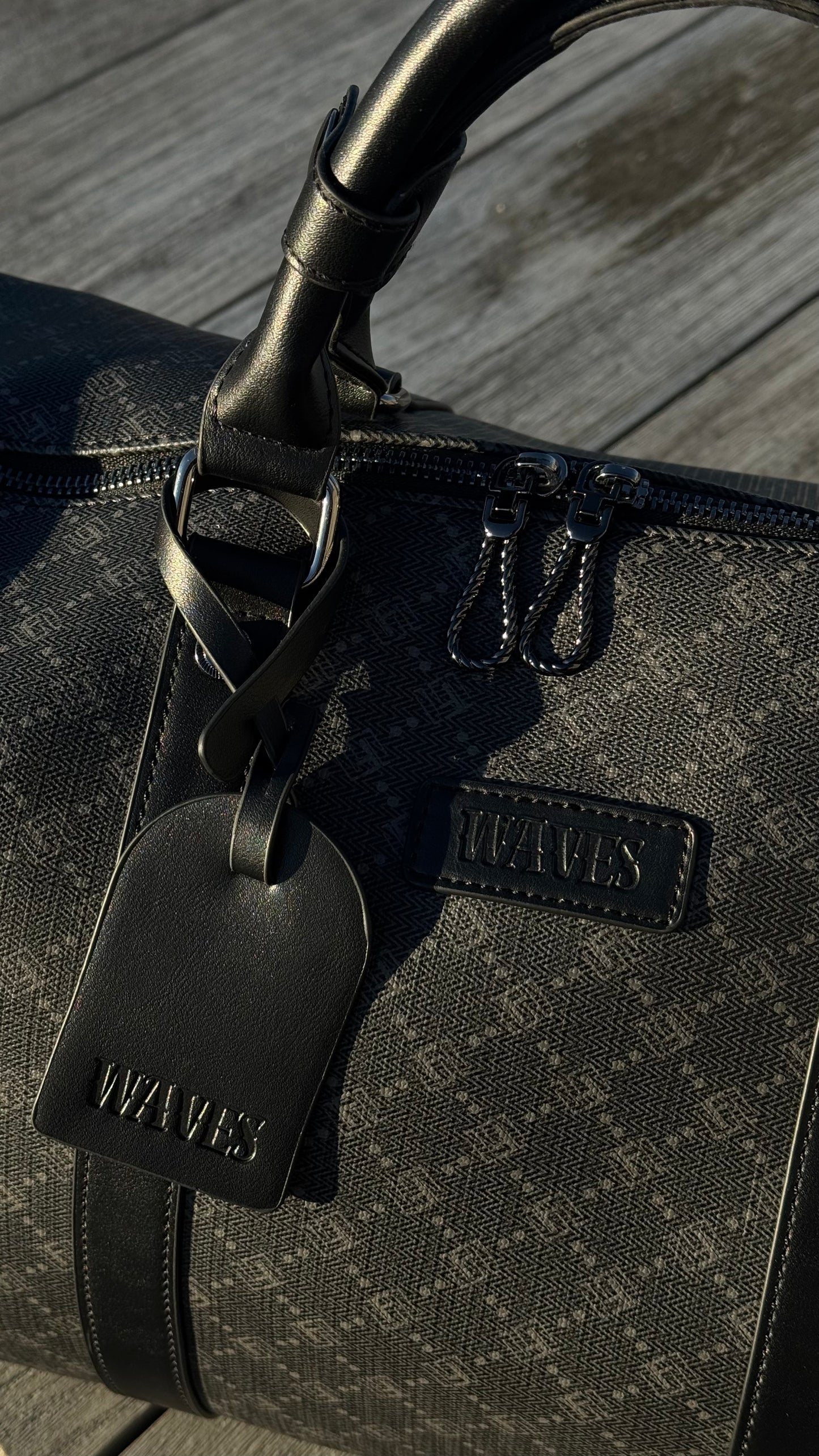 Waves "Noir" Boston Bag