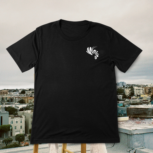 Waves Logo Tees Black