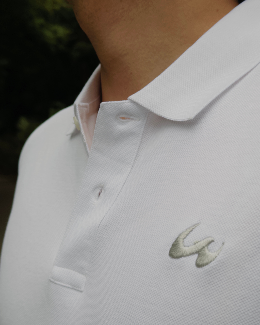 Swan Polo Shirts White