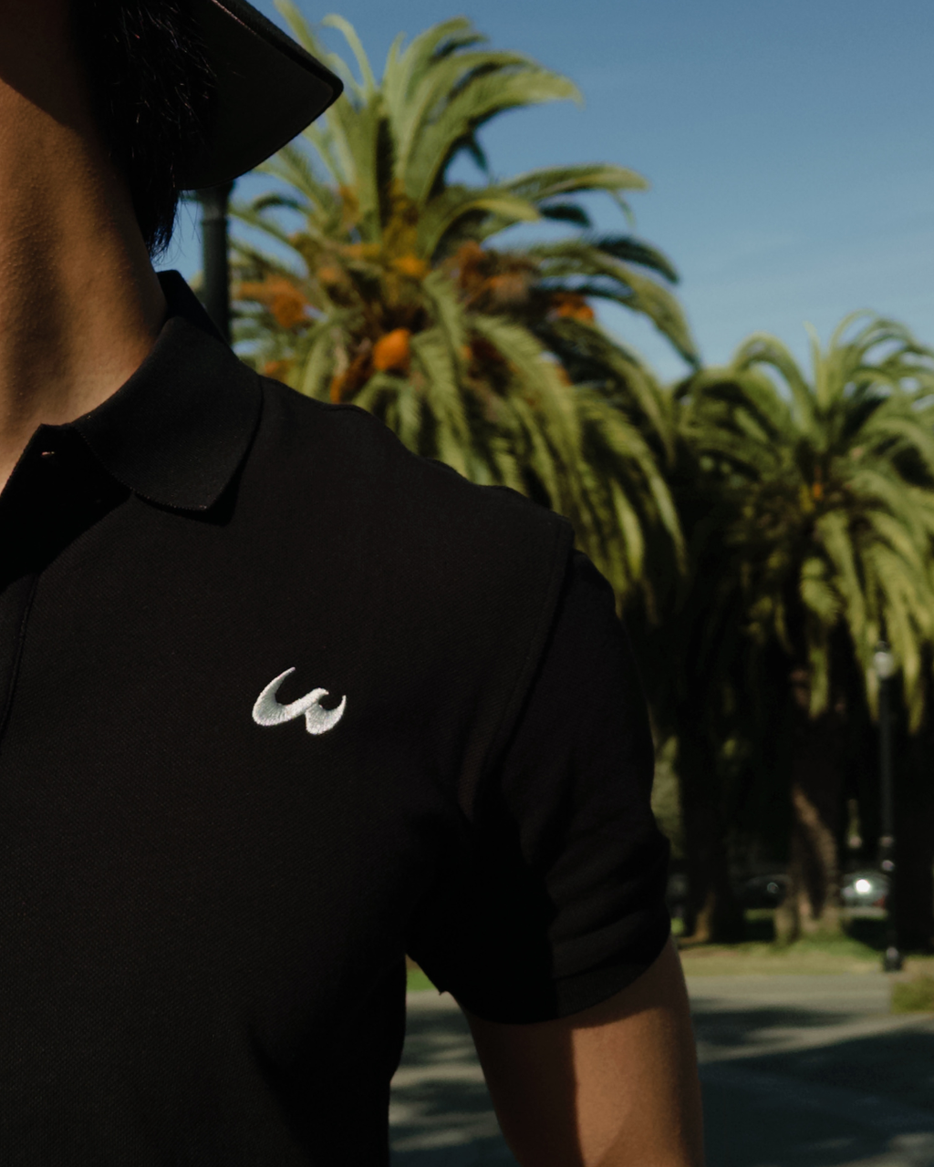 Swan Polo Shirts Black
