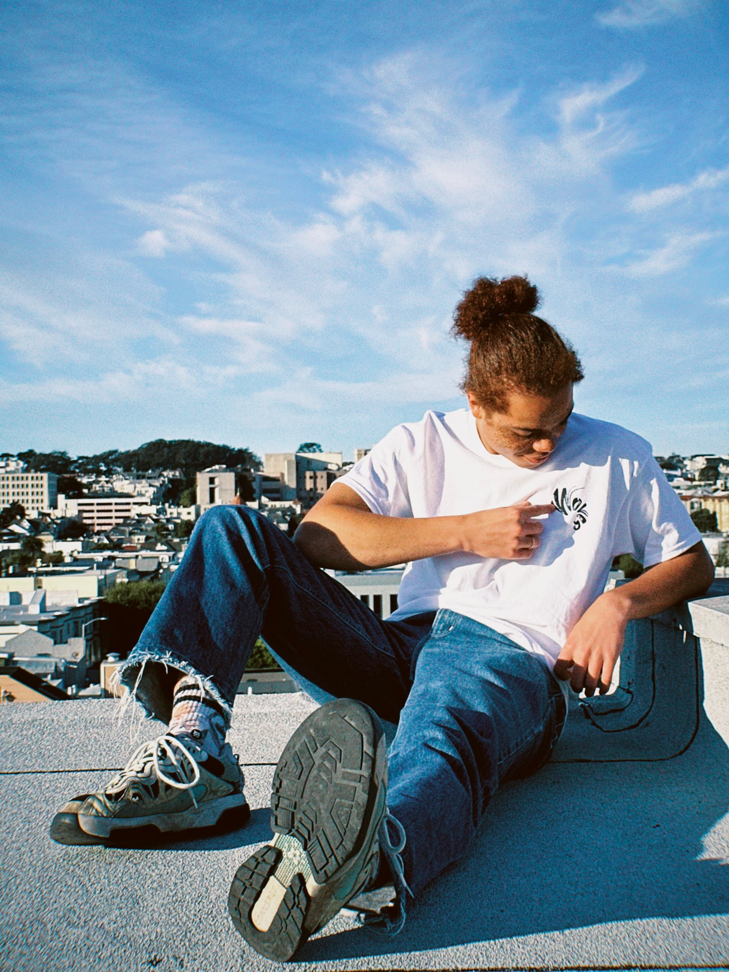 Waves Logo Tees White