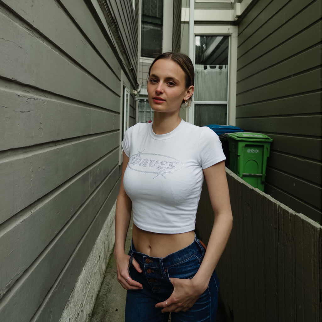 White Crop Top